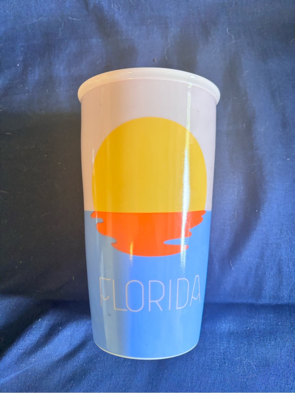 Starbucks 2016 Florida Sunset Pelican Ceramic Tumbler